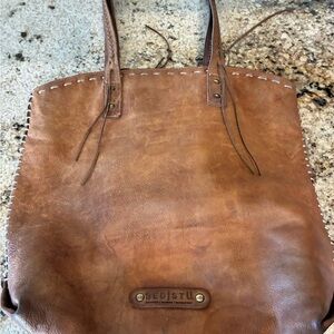 BED|STU Tan Leather Tote Bag